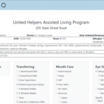 Resident Care Plan