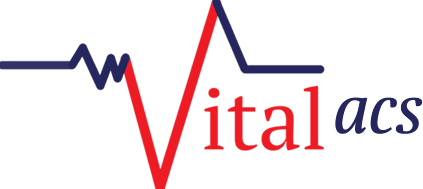 Vital ACS Logo Health Care Software